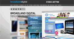 Desktop Screenshot of broadlanddigital.co.uk